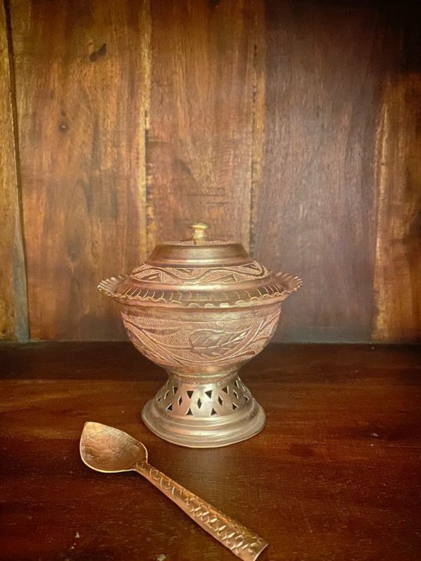 Kashmiri Copper Serving Bowl