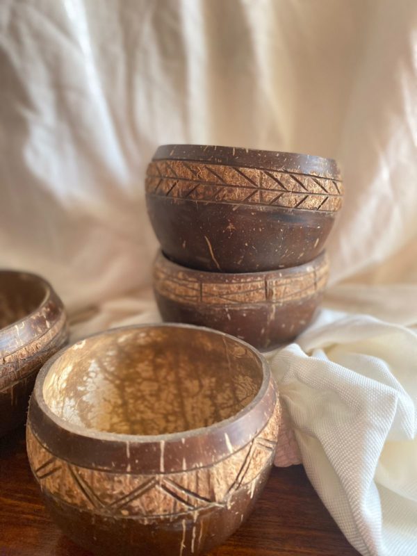 Handcarved Coconut Bowls