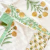 Bright fabric product photography